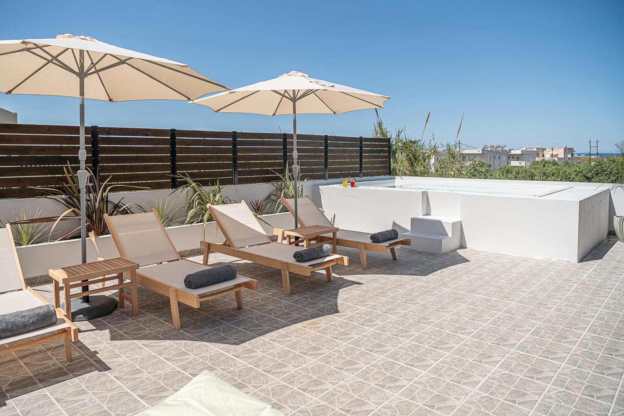 Sol Luxury Apartment - Close To The Beach With A Private Mini Pool Chania  Exteriör bild