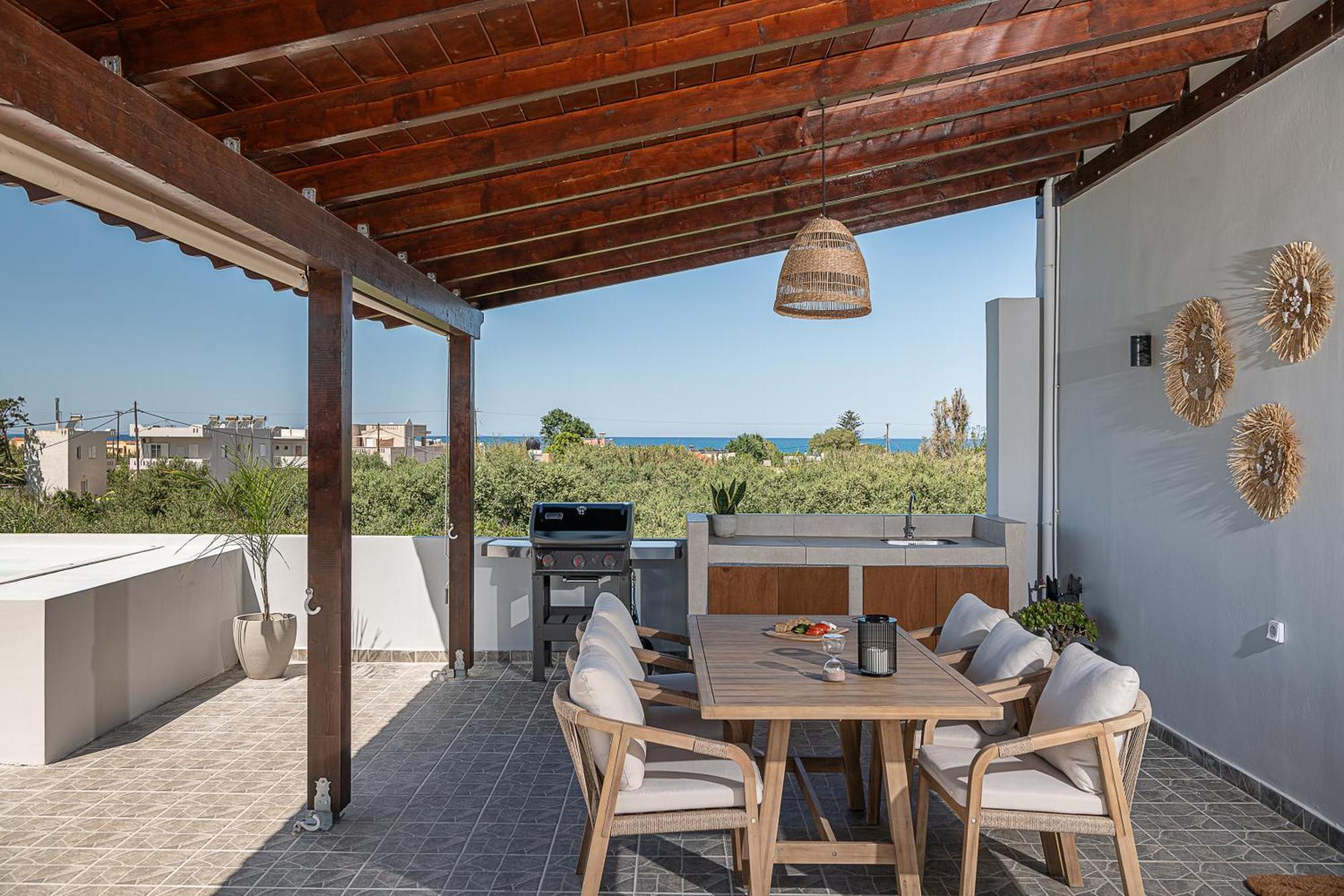 Sol Luxury Apartment - Close To The Beach With A Private Mini Pool Chania  Exteriör bild